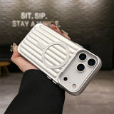 Corrugated Pattern Magnetic Case For iPhone