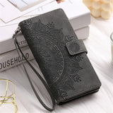 Leather Card Holder Wallet  Case For Samsung Galaxy