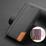 Magnetic Flip Leather Wallet Case For Samsung Galaxy