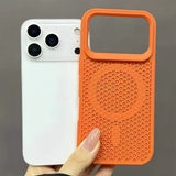 Honeycomb Heat Dissipation Wireless Charge Case for iPhone