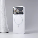 Luxury Slim Matte Large Window Case for iPhone