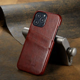 Card Holder Slots Pockets Stand Flip Leather Back Wallet Case For iPhone