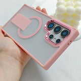 Luxury Matte Folding Magnetic Stand Phone Case For Samsung S26