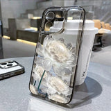 Flower Shockproof Transparent  Case For iPhone