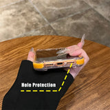 Transparent Clear Ultra Thin Acrylic Armor  TPU Case for iPhone