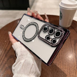 Diamond Magnetic Full Lens Protection Case for Samsung Galaxy