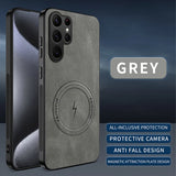 Leather Texture Magnetic Case For Samsung Galaxy S26