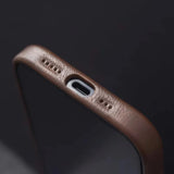Retro Crazy Horse Leather Magnetic Case For iPhone