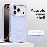 Water Ripple Silicone Magnetic Soft Shockproof  Case For iPhone