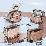 Stylish and unique suitcase-style protective case for AirPods