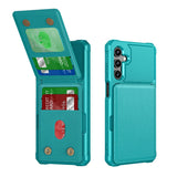 Ultra Shockproof Card Holder Magnetic Case For Samsung Galaxy