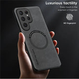 Magnetic Leather Phone Case For Samsung