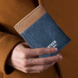 Simple Canvas Triple Fold Wallet
