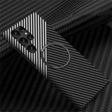 Ultra Slim Carbon Fiber Magnetic Matte Case for Samsung Galaxy