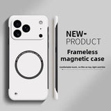 Ultra Thin Hard PC Magnetic Frameless Case For iPhone