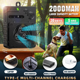 Ultrasonic Dog Anti Bark Device Rechargeable Automatic Dog Barking Stopper Indoor Outdoor High Power Repeller Bark Repellent