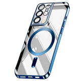 Ultra Glas Full Camera Protect Wireless Magnet Plating Case for Samsung Galaxy