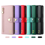 Zipper Cards Solt Wallet Leather Case For Samsung Galaxy