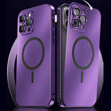 Aluminum Alloy Magnetic Protective Case (MagSafe Compatible) For iPhone