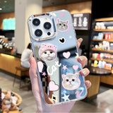 Popular cartoon pets Mirror phone case For iPhone