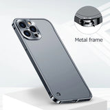 Metal Magnetic Aluminum Frame Phone Cases for IPhone