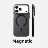 Corrugated Pattern Magnetic Case For iPhone