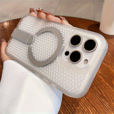Electroplating  Magnetic Cooling Anti-fall case for iPhone
