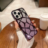 3D diamond pattern glitter case for iPhone