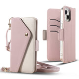 2 in 1 Magnetic card holder Wallet Flip Leather case for iPhone