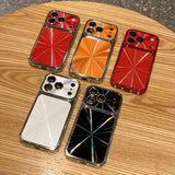 Stylish electroplated CD laser shockproof phone case For iPhone