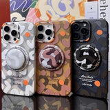 Trendy Graffiti Pattern for Magnetic Case For iPhone