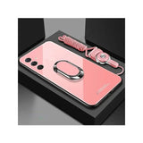 Tempered Glossy Glass Hard Back Case for Samsung