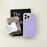 Summer liquid silicone magnetic phone case for iPhone
