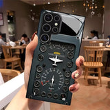 Stylish Aircraft Cockpit Instrument Phone Case For Samsung