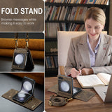 Flip Wallet Card Holder Cover With Lanyard For Samsung Z Flip