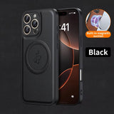 Magnetic PU Leather Case For iPhone