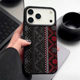 Vintage Totem Leather Texture TPU Case For iPhone