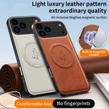 Magnetic PU Leather Case For iPhone