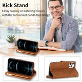 Leather Flip Wallet Case For Samsung Galaxy