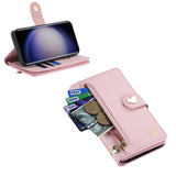 Zipper Cards Solt Wallet Leather Case For Samsung Galaxy
