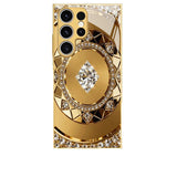 Gold Compass Pattern Hard Case for Samsung