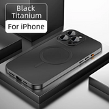 Aluminum Metal Frame Magnetic Case For iPhone