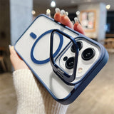 High-transparency Magnetic Lens Invisible Holder with Lens Protector for IPhone