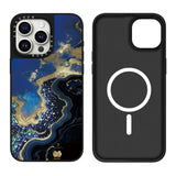 Mother-of-pearl style mirror-finish phone case For iPhone
