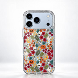 Halloween Floral Pumpkin Ghost Skull Clear Case For iPhone