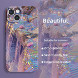 Flowing Water Brings Wealth fingerprint-resistant Case For iPhone