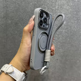 Magnetic Lanyard Camera Holde Case For iPhone