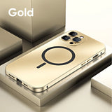 Aluminum Alloy Magnetic Protective Case (MagSafe Compatible) For iPhone
