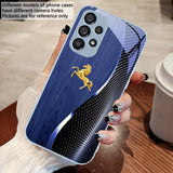 Wood grain Golden Horse Case for Samsung