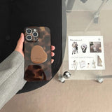 Premium retro amber phone case For iPhones